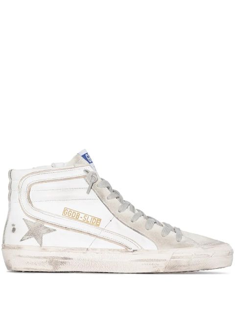 Golden Goose Slide high-top sneakers - White - zdjęcie produktu nr 1