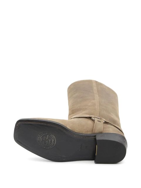 Golden Goose biker buckle strap boots - Neutrals