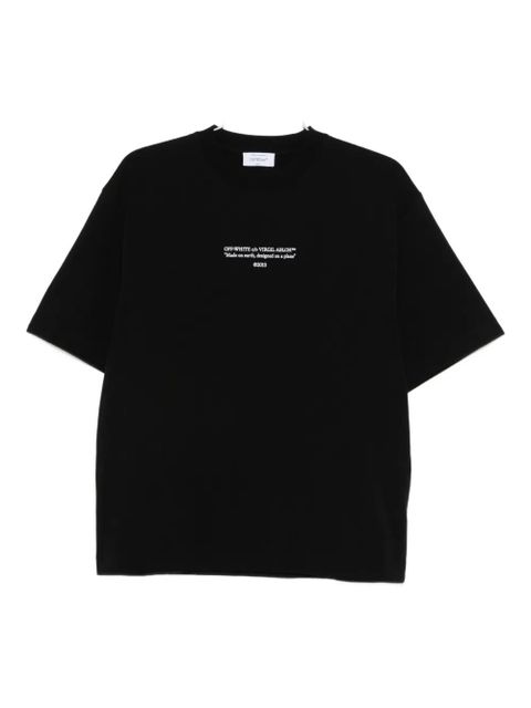 Off-White cotton T-shirt - Black