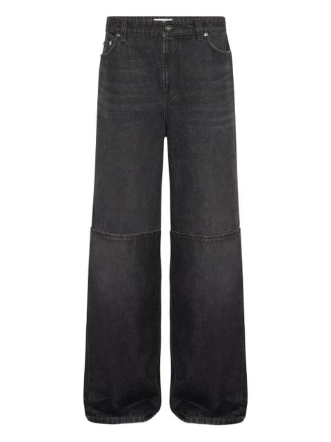 Jean Paul Gaultier cut-out-detail cotton jeans - Black - zdjęcie produktu nr 1