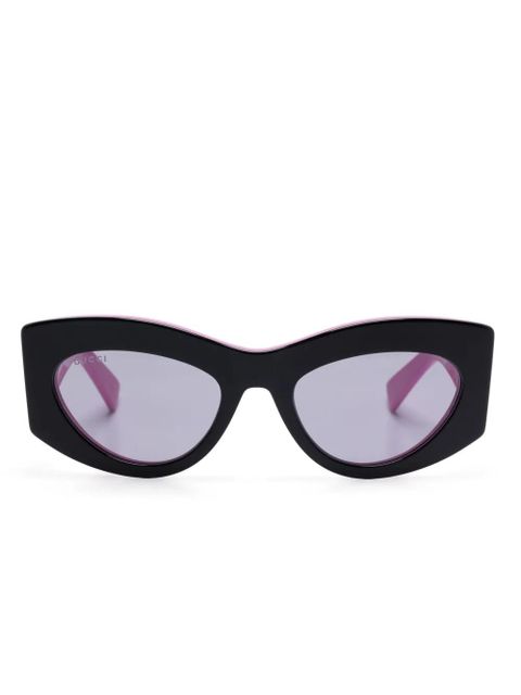 Gucci Eyewear cat-eye-frame sunglasses - Black - zdjęcie produktu nr 1