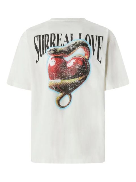 PINKO heart-print cotton T-shirt - White - zdjęcie produktu nr 2