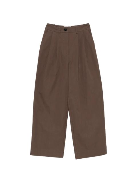 Essentiel Antwerp pleated trousers - Brown - zdjęcie produktu nr 1