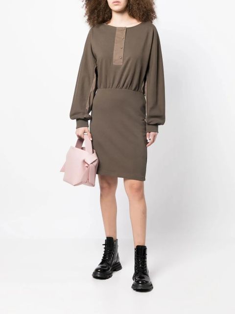 3.1 Phillip Lim Henley-neck mini dress - Green - zdjęcie produktu nr 2