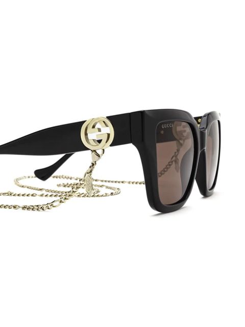 Gucci Eyewear square-frame sunglasses - Black