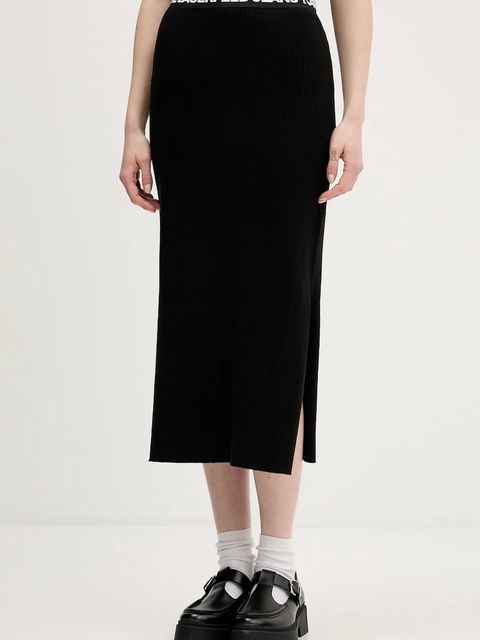 Karl Lagerfeld Jeans spódnica kolor czarny mini prosta B1W12021 - zdjęcie produktu nr 1