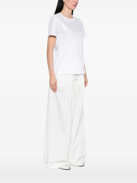 Max Mara geometric pattern T-shirt - White