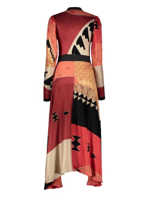 ETRO silk-blend dress - Red - zdjęcie produktu nr 2