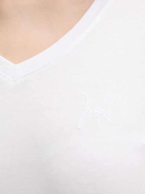 Joop! t-shirt bawełniany damski kolor biały 30049368