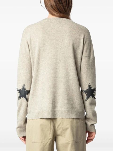 Zadig&Voltaire Vivi patch jumper - Neutrals
