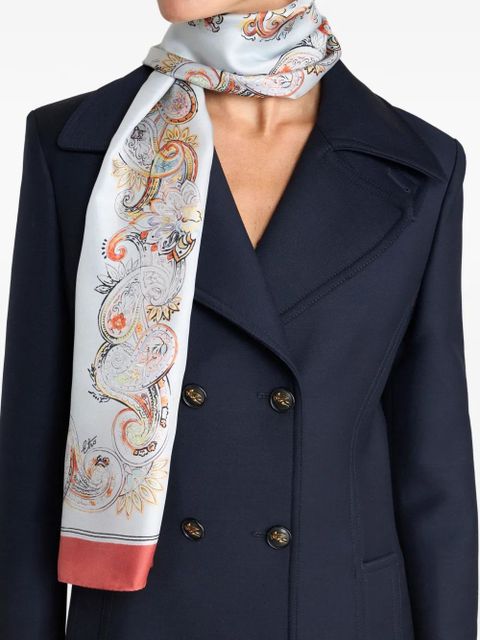 ETRO silk scarf - White - zdjęcie produktu nr 2