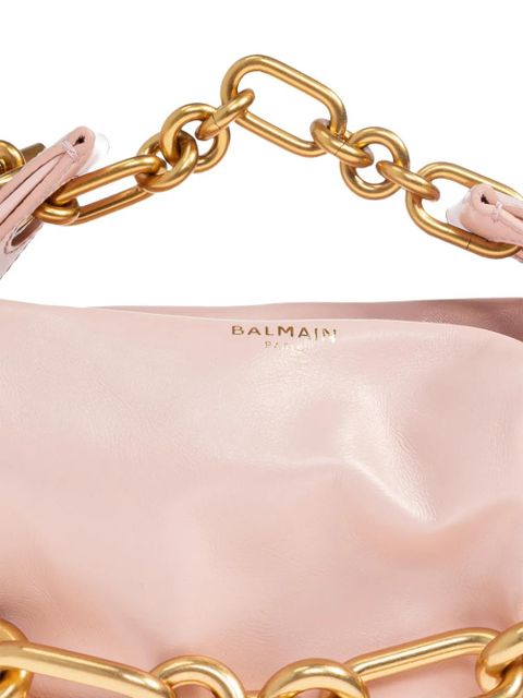 Balmain mini Sync chain padlock leather tote bag - Pink - zdjęcie produktu nr 2