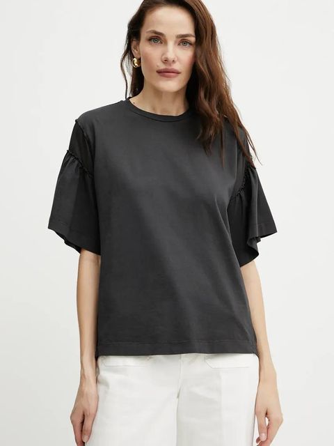 Pinko t-shirt damski kolor czarny 104965 A2HX - zdjęcie produktu nr 1
