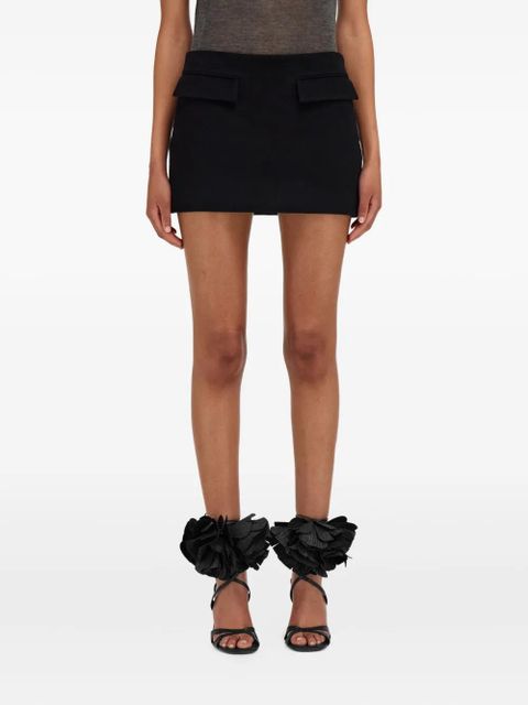 Ferragamo flap-pocket mini skirt - Black - zdjęcie produktu nr 1