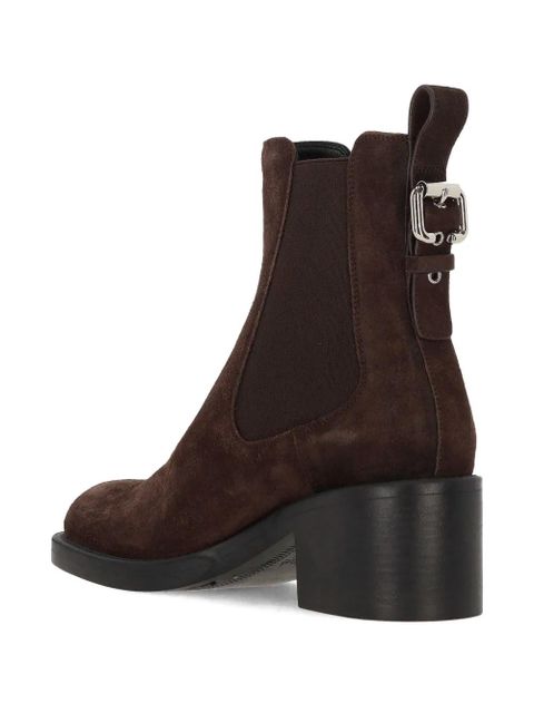 Chloé buckle detail boots - Brown
