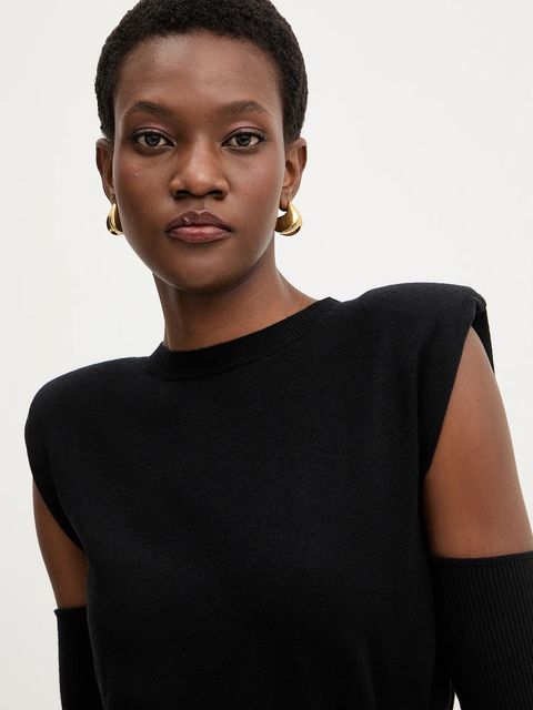 Haveone kamizelka damski kolor czarny lekki MFP-P160