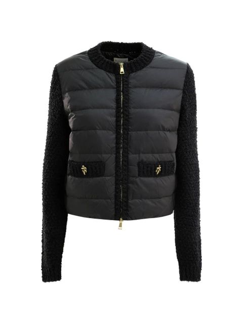 Moncler contrast-sleeves padded jacket - Black - zdjęcie produktu nr 1
