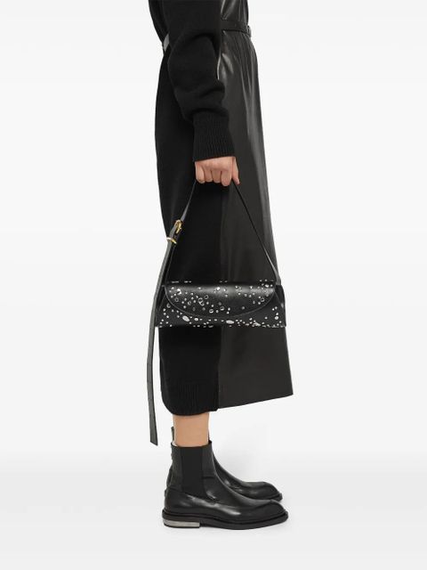 Jil Sander small Cannolo Iconic Line shoulder bag - Black