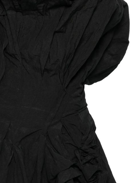 Magda Butrym ruffled midi dress - Black