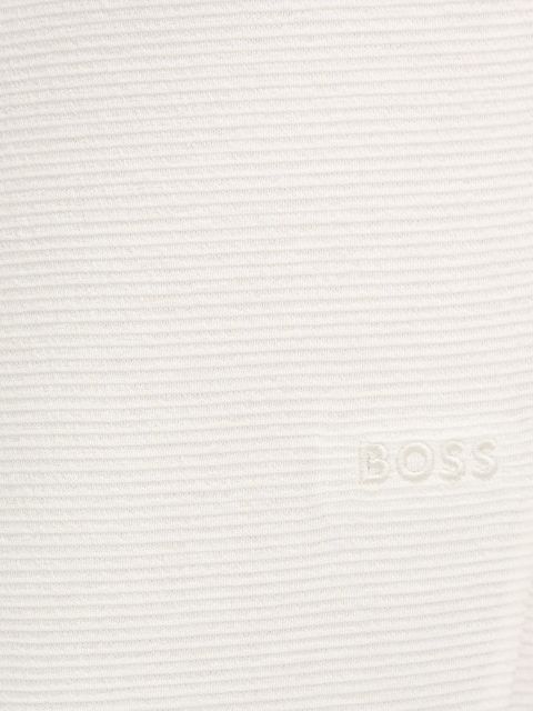 BOSS spodnie lounge kolor beżowy gładkie 50535771