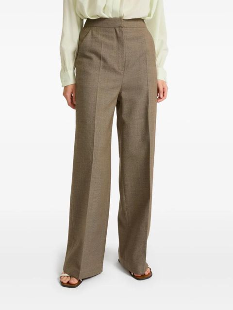 Yves Salomon wool trousers - Neutrals