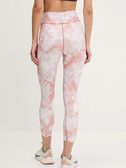 Lacoste legginsy damskie kolor różowy wzorzyste OF8572