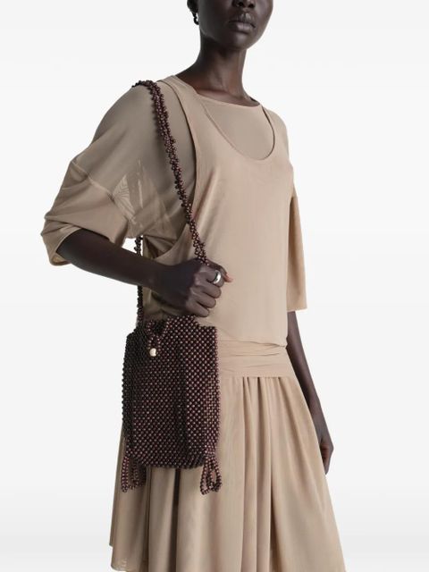 LEMAIRE beaded grigri shoulder bag - Brown - zdjęcie produktu nr 2