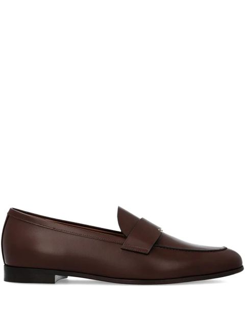Max Mara Regent leather loafers - Brown - zdjęcie produktu nr 1