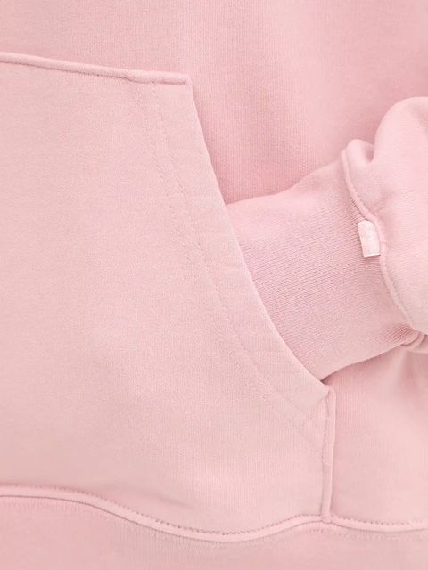 Levi's bluza bawełniana damska kolor różowy z kapturem gładka A8790