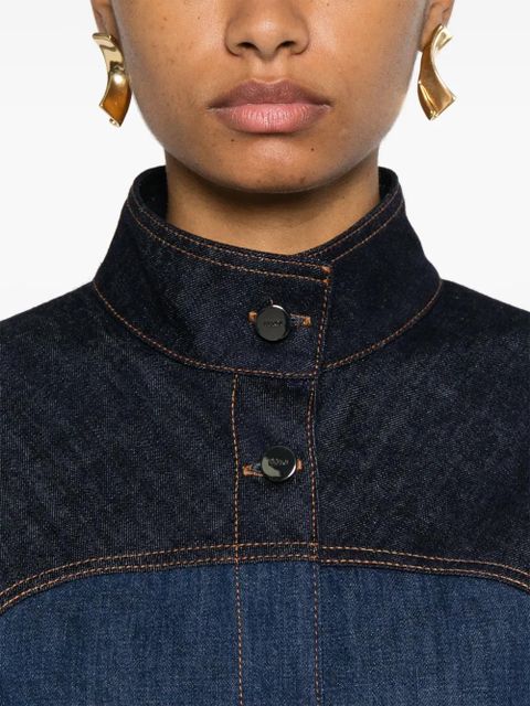 FENDI two-tone denim jacket - Blue - zdjęcie produktu nr 2