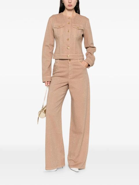 Blumarine rhinestone-embellished jacket - Neutrals - zdjęcie produktu nr 2