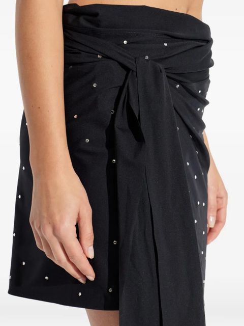 Hunza G swarovski crystal-embellished sarong - Black - zdjęcie produktu nr 2