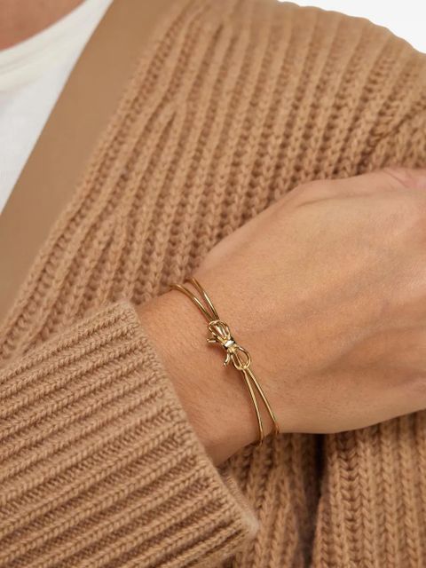 Ferragamo bow bangle bracelet - Gold