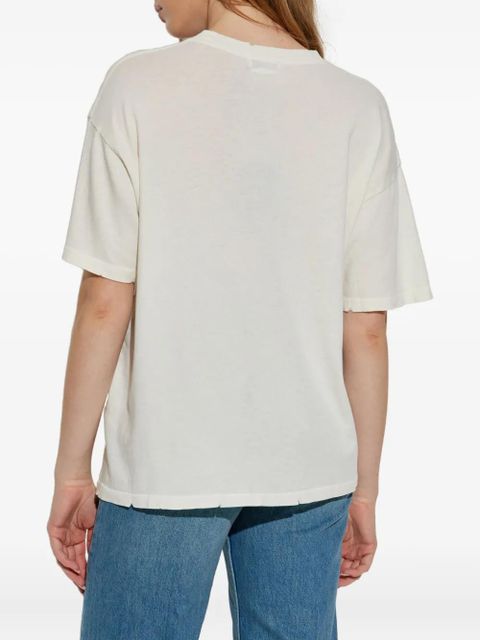 ANINE BING graphic-print T-shirt - Neutrals