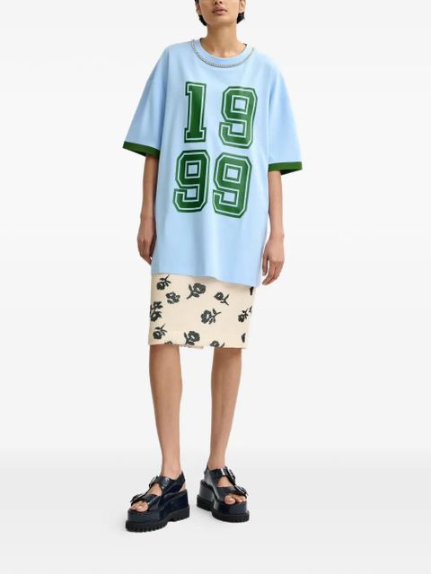 Essentiel Antwerp Jistrass T-shirt dress - Blue - zdjęcie produktu nr 2