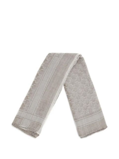Max Mara logo pattern scarf - Neutrals - zdjęcie produktu nr 2