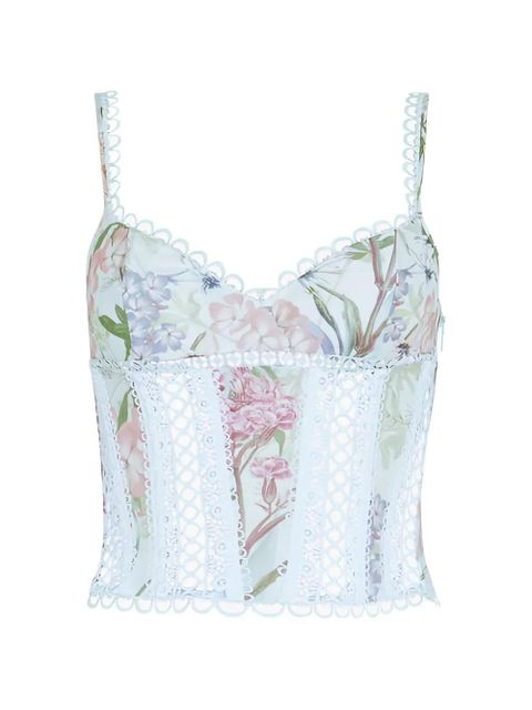 Charo Ruiz Ibiza Poppy top - Blue - zdjęcie produktu nr 1