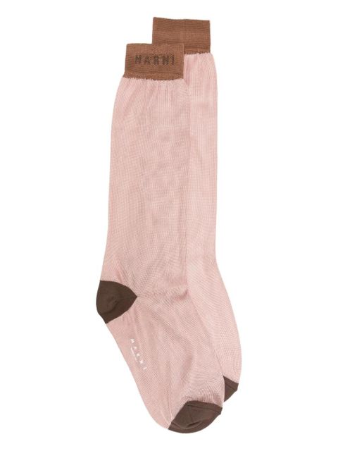 Marni logo socks - Pink - zdjęcie produktu nr 1