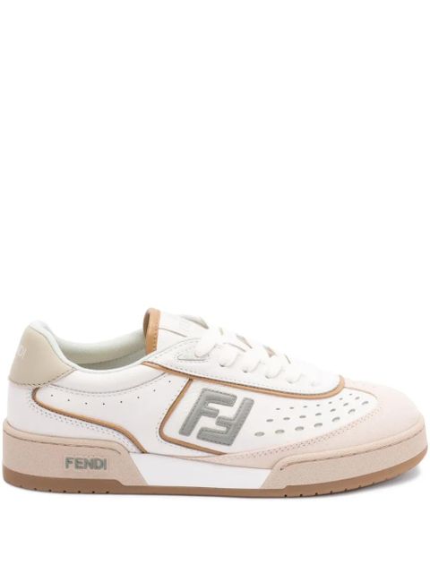 FENDI Multicolor leather Fendi Match sneakers - White - zdjęcie produktu nr 1