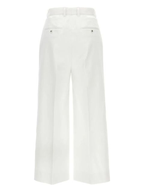 Dolce & Gabbana double-darts high-waisted trousers - White - zdjęcie produktu nr 2