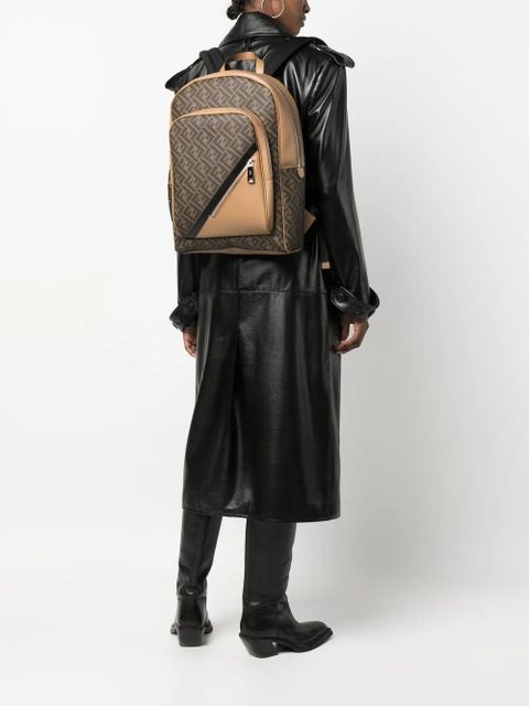FENDI monogram-pattern backpack - Brown - zdjęcie produktu nr 2