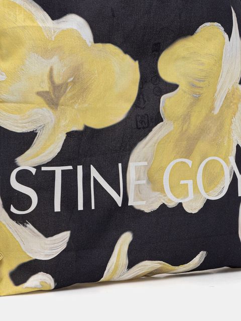 Stine Goya torebka bawełniana kolor żółty SG-PS26-A016-2285