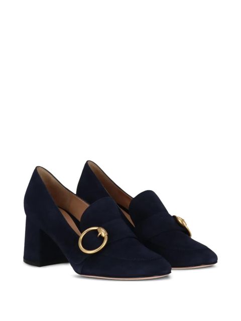 Gianvito Rossi Camden buckle-detail loafers - Blue - zdjęcie produktu nr 2