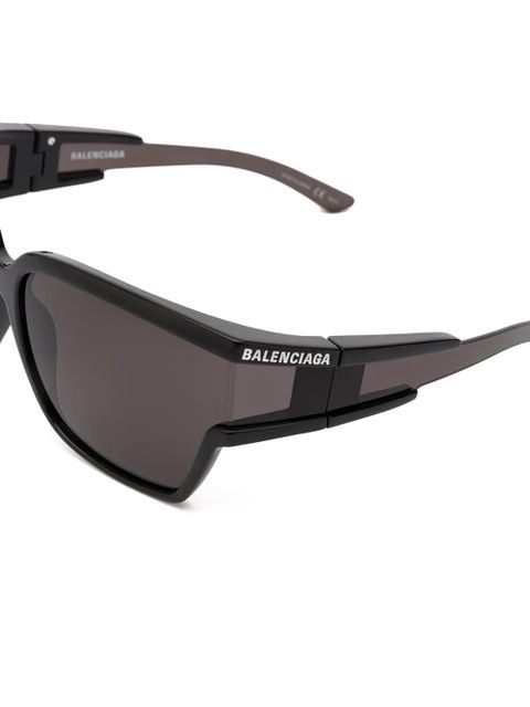 Balenciaga rectangular shaped sunglasses - Black