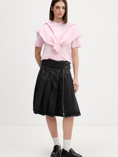 Karl Lagerfeld Jeans t-shirt damski bawełniany - zdjęcie produktu nr 1