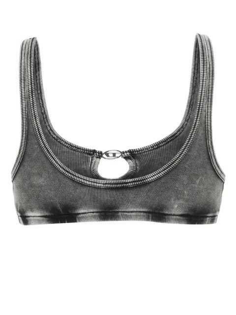Diesel Ufsb ribbed bralette - Black - zdjęcie produktu nr 1