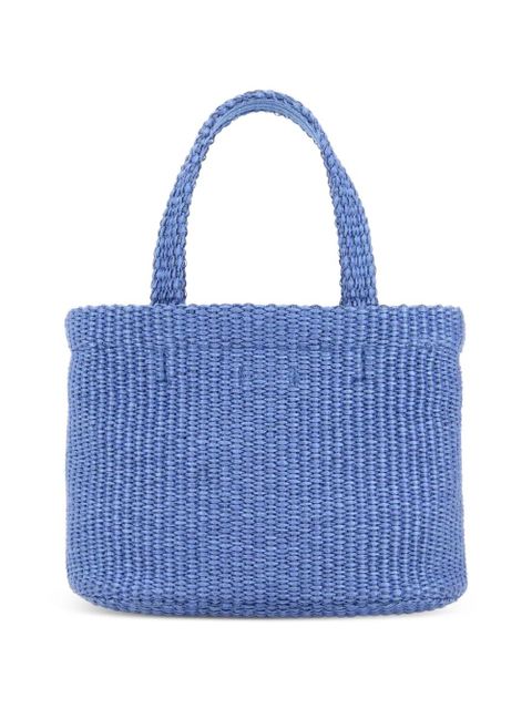 Jimmy Choo raffia small beach shoulder bag - Blue - zdjęcie produktu nr 2