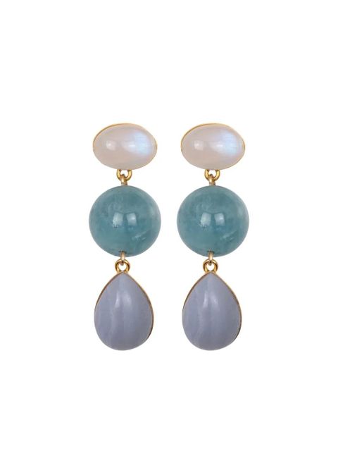 Jennifer Behr Natalia drop earrings - Gold - zdjęcie produktu nr 1