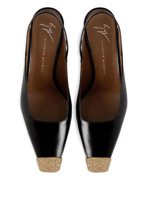 Giuseppe Zanotti leather heeled pumps - Black