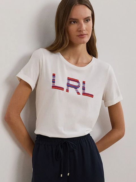 Lauren Ralph Lauren t-shirt bawełniany - zdjęcie produktu nr 1